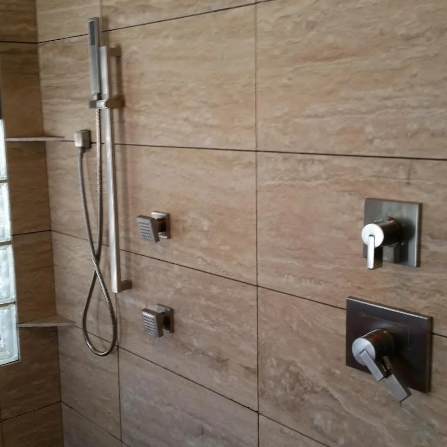 Shower fixture installation for Water Heater Replacement in Redlands